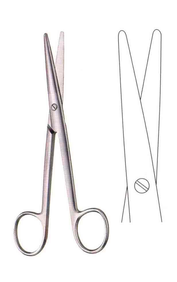 MAYO-STİLLE MAKAS DÜZ SÜPER KESKİN 15CM   